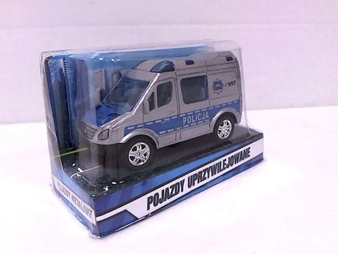 Mini policijos furgonas 8 cm