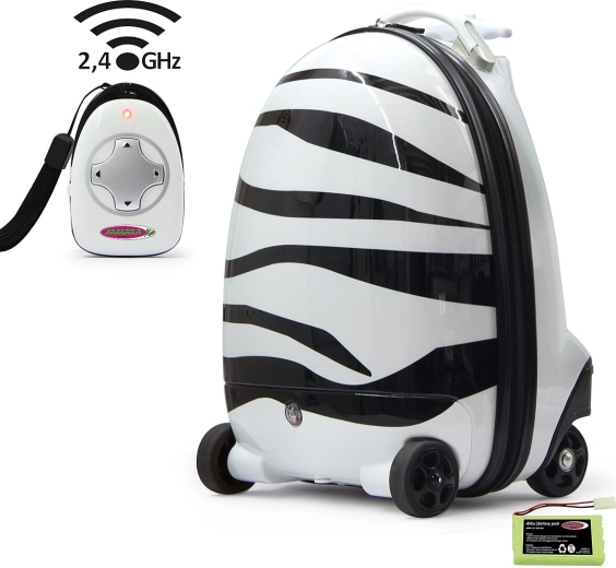 Jamara children's RC suitcase zebra 2.4 GHz - 1 piece