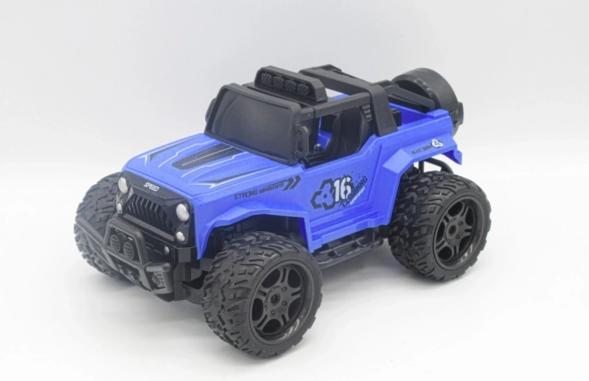 RC automobilis 1:16 raudonas visureigis