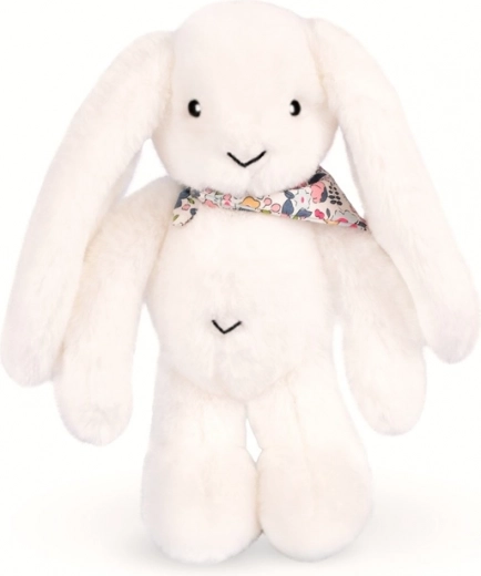 Doudou plush bunny with scarf white 35 cm