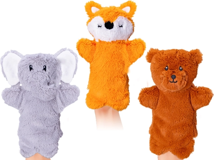 Plush Animal Hand Puppet 25 cm
