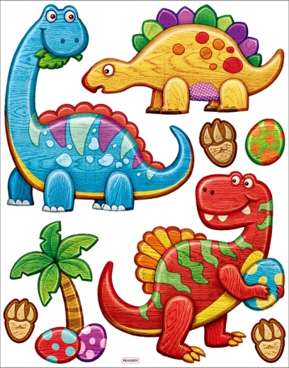 Dekoratyviniai sienų lipdukai Dino