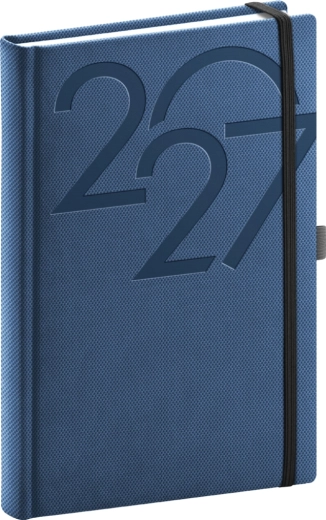 Notique dieninis kalendorius Ajax 2027 mėlynas 15 × 21 cm