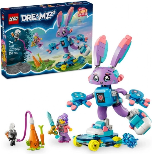 LEGO® DREAMZzz™ 71490 Izzie ir žaidimų triušiukas Bunchurro