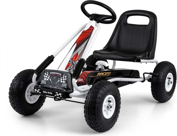 Milly Mally Thor Pedal Go-Kart White