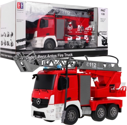 RC Fire Truck MERCEDES-BENZ ANTOS 2.4G 1:20 Double E