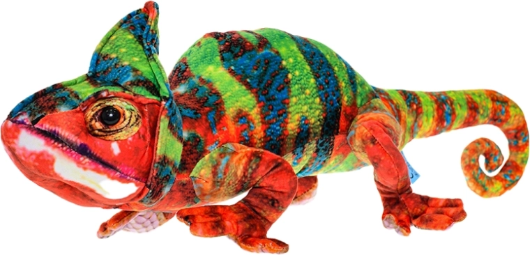 Pliušinis chameleonas 55 cm vaikams nuo gimimo