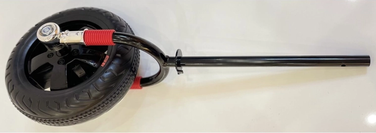 Front fork with wheel for Vespa Jamara kids ride-on - 1 piece