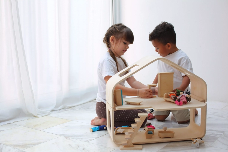 Ekologiškas Plan Toys prekės ženklas ir saugios medžiagos