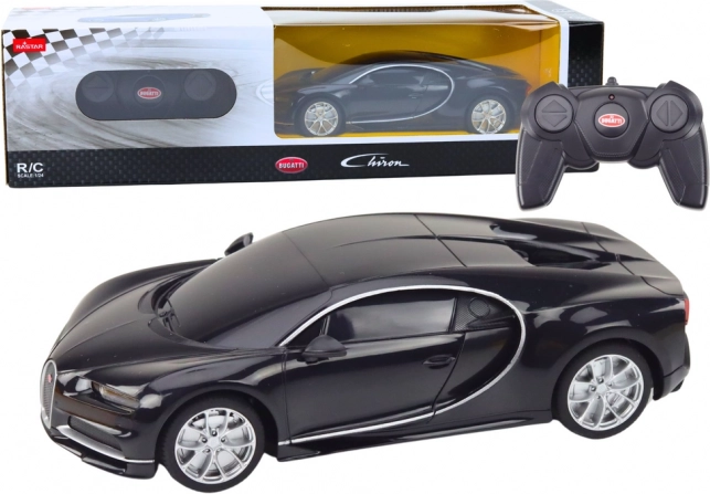 RC automobilis BUGATTI Chiron 1:24 juodas