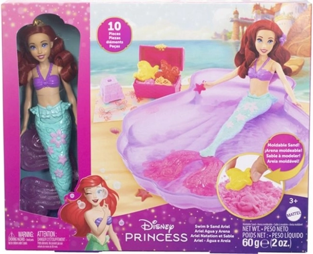 Disney Princess Ariel lėlė su baseinėliu ir priedais