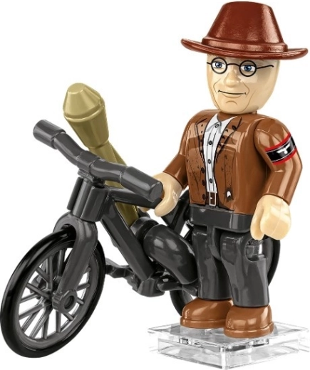 Motociklas ir įranga dinamiškam žaidimui