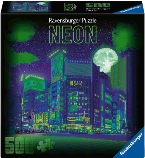 Ravensburger neoninė kolekcija Tokijas dėlionė 500 dalių