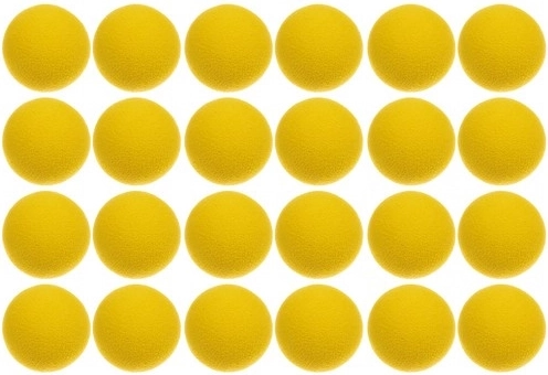 24 putplasčio kamuoliukai saugesniam žaidimui