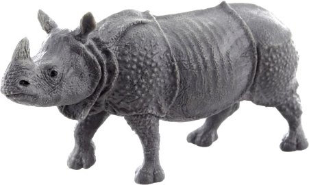 Rhinoceros plastic figurine 14 cm