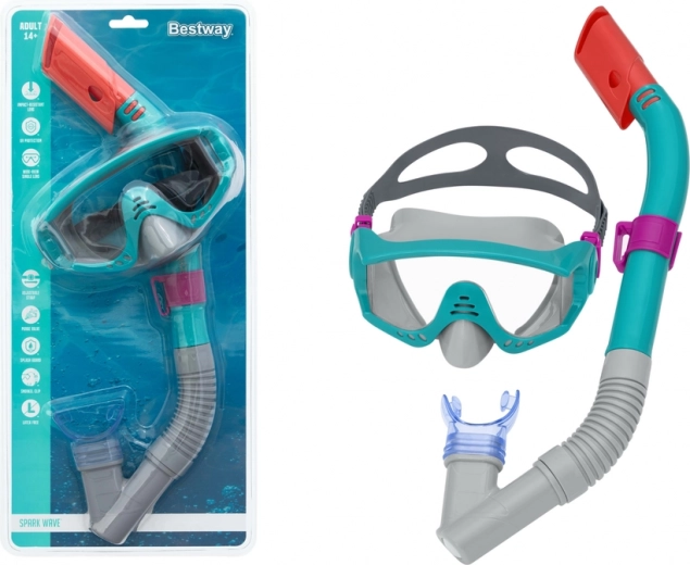 Nardymo kaukės ir snorkelio rinkinys BESTWAY – Turkio