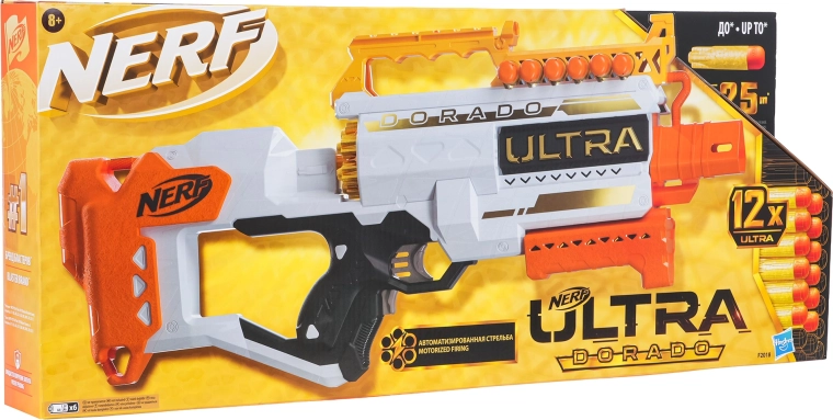 Nerf Ultra Dorado – pusiau automatinis pistoletas su strėlytėmis