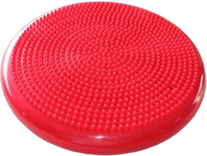 Merco Cushion dvipusė balansinė masažinė pagalvėlė (padėklas) raudona 33 cm