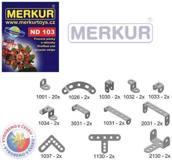Merkur Strips and Arches – Spare Parts ND 103