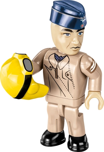 Test pilot figure included in the package