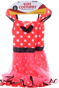 Mergaitiška kostiuminė suknelė Minnie stiliumi