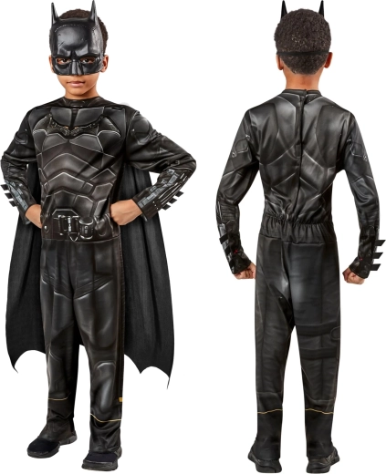 Kids' BATMAN costume with mask and cape 129–139 cm (8–10 years)