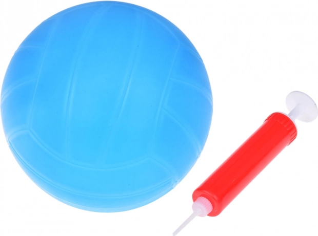 Kamuolys su pompa ir skraidantis diskas