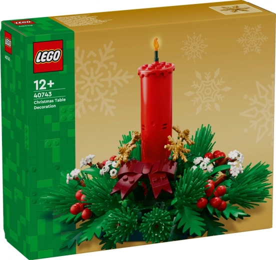 LEGO ikoniška šventinė stalo dekoracija