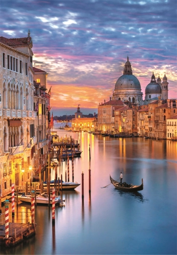 500 dalių dėlionė „Apšviestos Venecijos“