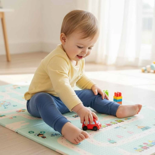 Minkštas slopinimas ir neslydimas saugiam žaidimui