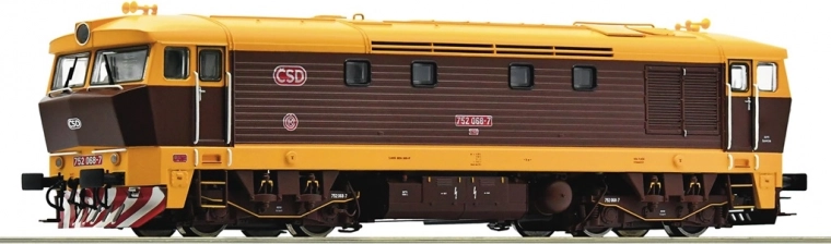 Roco diesel locomotive CSD/CD Bardotka 752 068-7 H0
