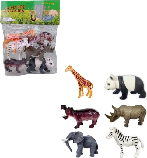 Safari gyvūnėliai maišelyje (6 vnt.)