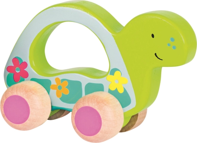 Rolling Wooden Turtle by Goki
