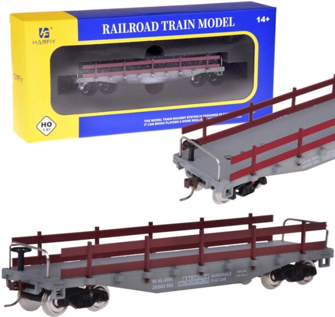 Atviras krovininis vagonas H0 1:87 mastelio modelinei geležinkeliui