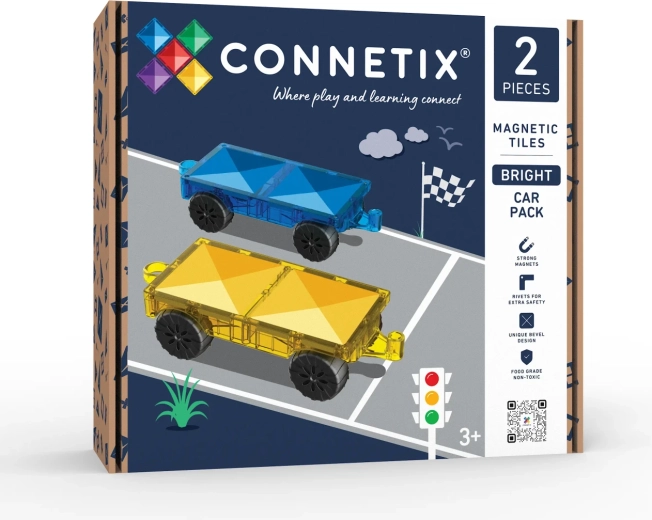 Bright Car Pack – 2 magnetinių važiuoklių rinkinys
