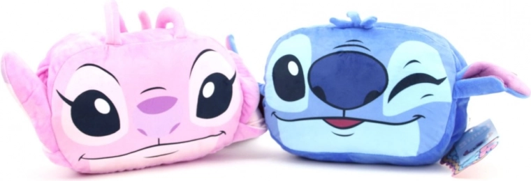 Pliušinė pagalvėlė su rankų anga STITCH / ANGEL