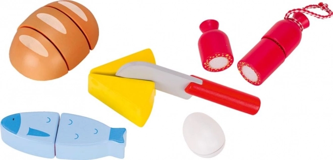 Goki wooden deli slicing set