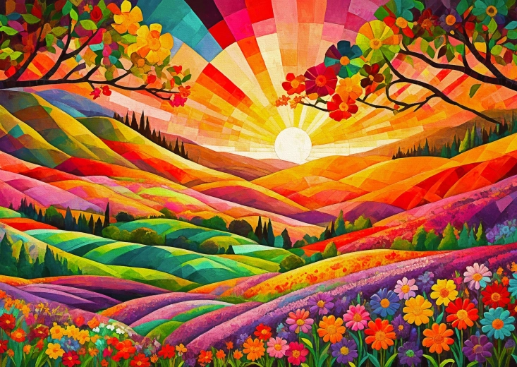 Enjoy puzzle Dawn in Utopia 1000 pieces