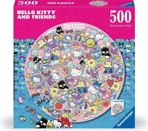 Ravensburger round puzzle Hello Kitty 500 pieces