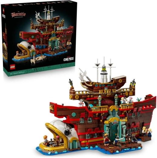 LEGO One Piece plaukiojantis restoranas Baratie – kolekcinis modelis suaugusiesiems