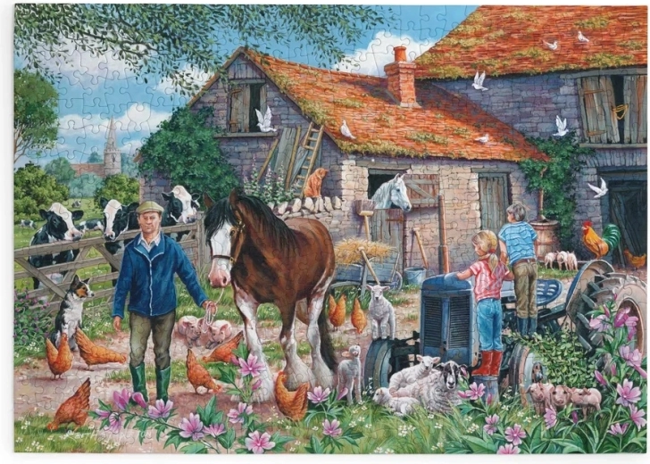 MacDonald’s Farm Puzzle with 500 Large Pieces