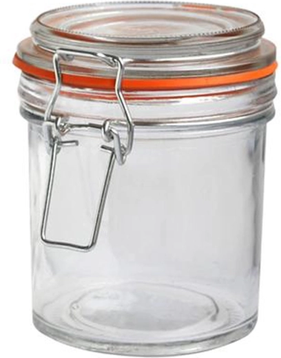 Stiklinis indelis su sandariu užsegimu TORO 290 ml