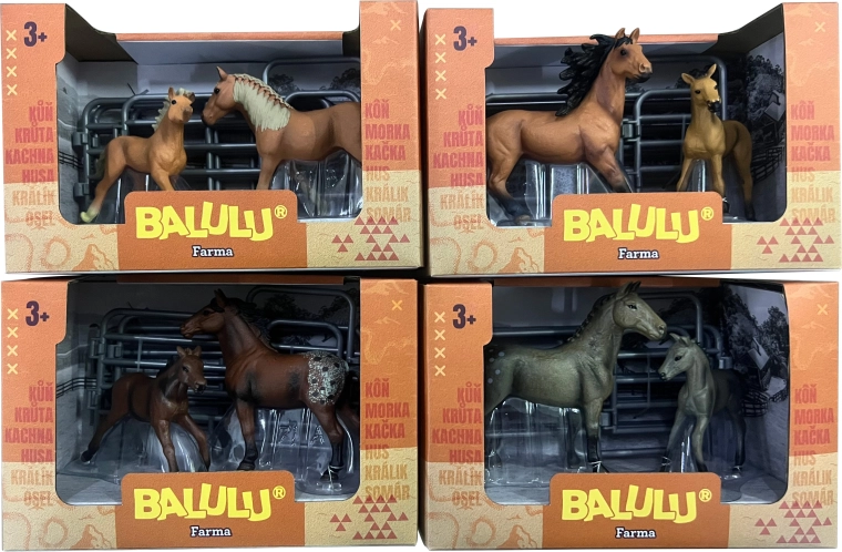 BALULU mare and foal playset - 1 piece