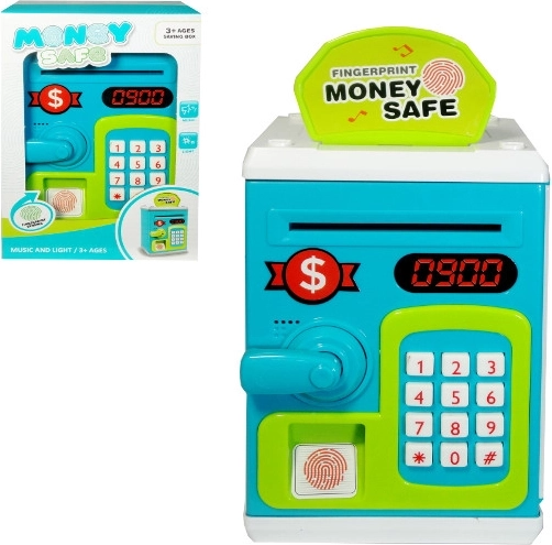 Kids’ electronic safe piggy bank for coins and banknotes
