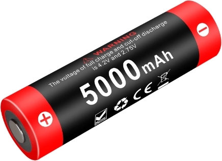 Įkraunamas Li-Ion akumuliatorius 21700 3,6 V 5000 mAh KLARUS