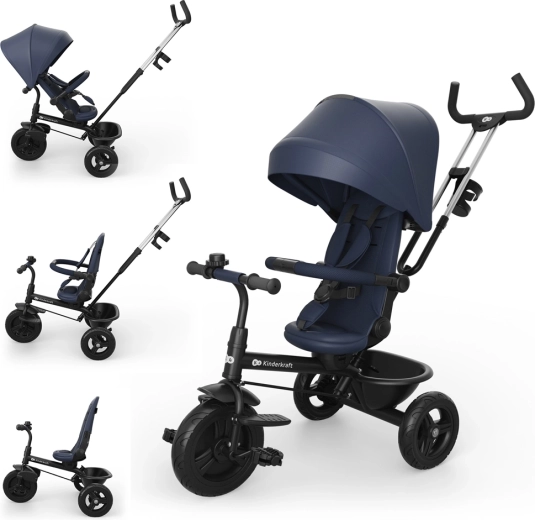 Kinderkraft triratukas Aston 2 plus navy