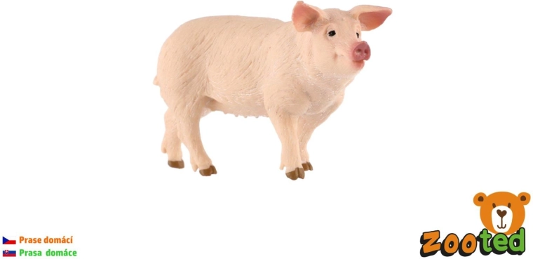 Domestic Pig Figurine 10 cm