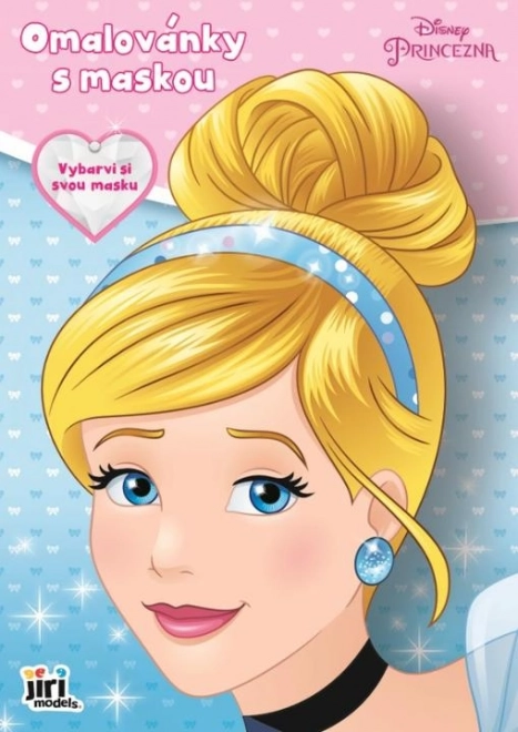 Spalvinimo knygelė su kauke Disney princesės