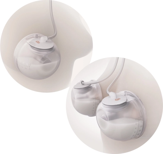 Double hands-free pumping for faster results