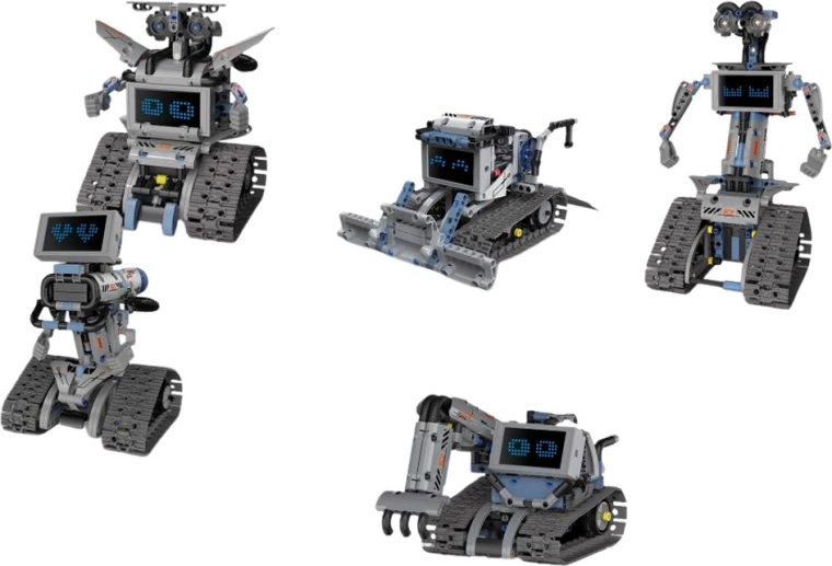Sukurk 5 skirtingus robotus iš vieno rinkinio